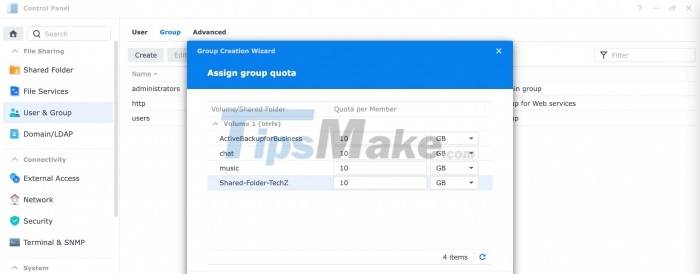 Instructions to install NAS DS1621+ as a file server for businesses Picture 22