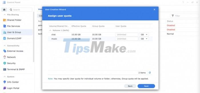 Instructions to install NAS DS1621+ as a file server for businesses Picture 29