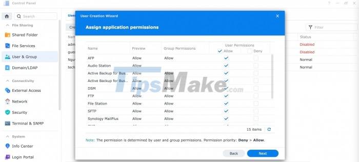 Instructions to install NAS DS1621+ as a file server for businesses Picture 30