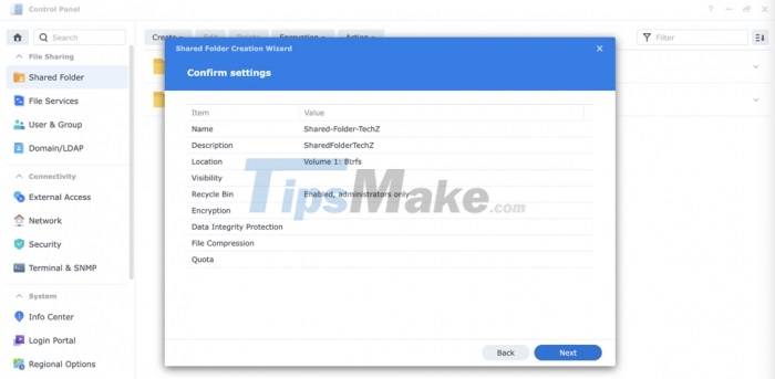 Instructions to install NAS DS1621+ as a file server for businesses Picture 37
