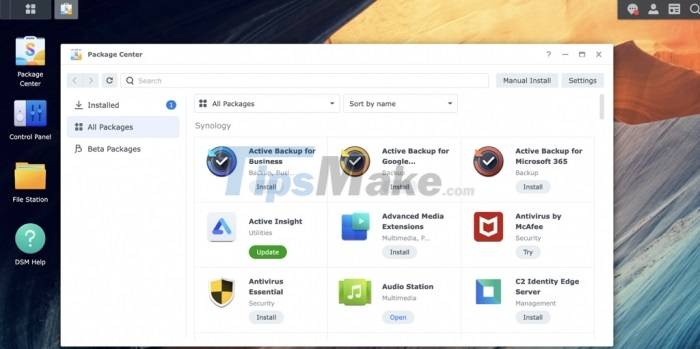Instructions to install NAS DS1621+ as a file server for businesses Picture 39