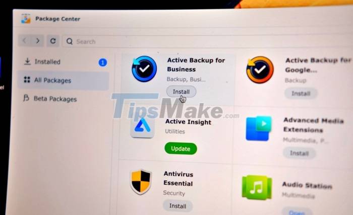 Instructions to install NAS DS1621+ as a file server for businesses Picture 40