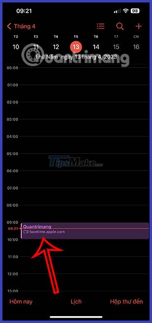 Instructions to schedule FaceTime on iPhone Picture 9