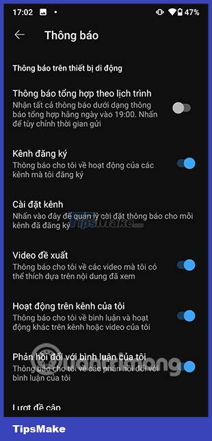 Instructions to turn off YouTube notifications on phones Picture 4
