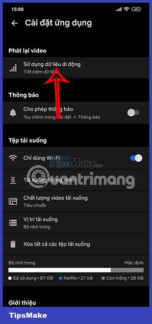 Instructions to turn on data saving on Netflix Picture 7