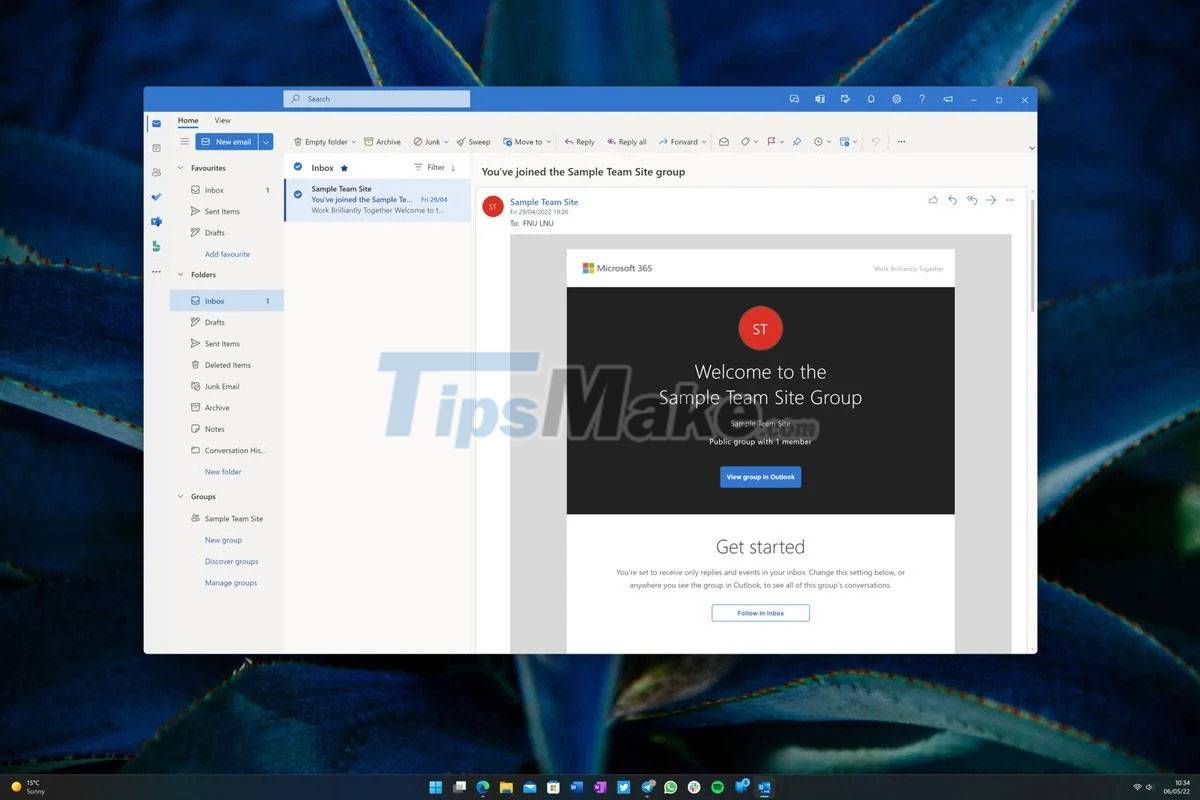 Leaked series of screenshots of Microsoft's new 'One Outlook' email client for Windows 11 Picture 2