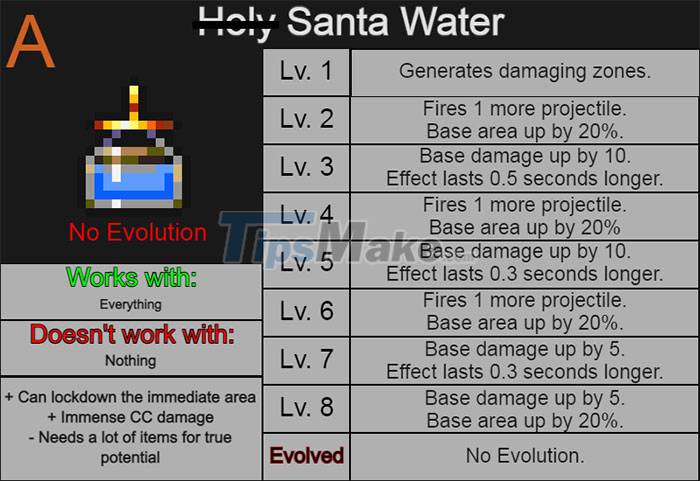 NEW!! Santa Water EVOLUTION in Vampire Survivors!!! 