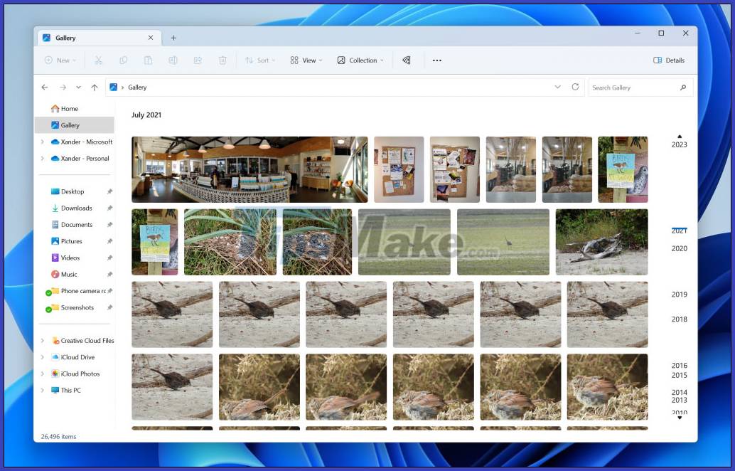 Microsoft introduces a new photo library interface in File Explorer Windows 11 Picture 1