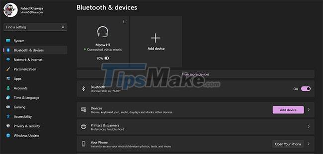 New features in the Settings application on Windows 11 Picture 3