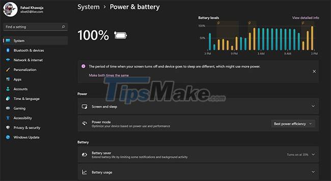 New features in the Settings application on Windows 11 Picture 5