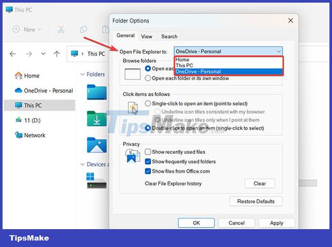 OneDrive is about to become the default folder in File Explorer on Windows 11 Picture 1