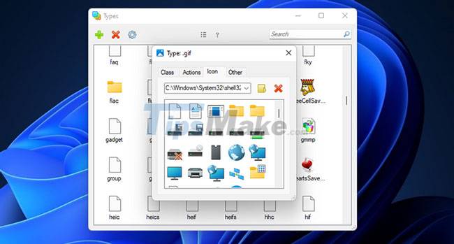 Steps to change icons for specific file formats in Windows Picture 5