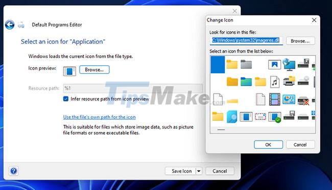 Steps to change icons for specific file formats in Windows Picture 9