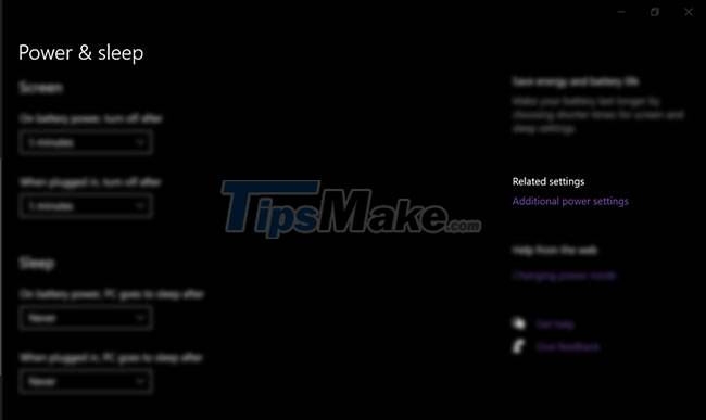 Steps to customize Sleep mode settings on Windows 10 Picture 11