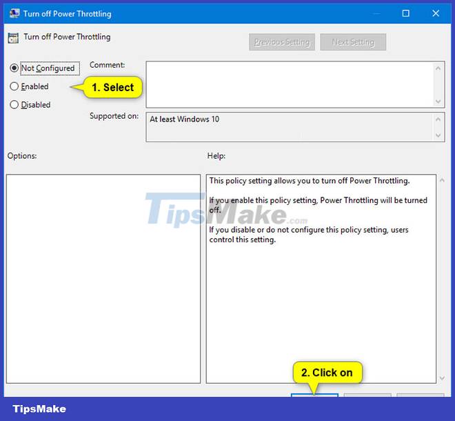 Steps to enable/disable Power Throttling in Windows 10 Picture 2
