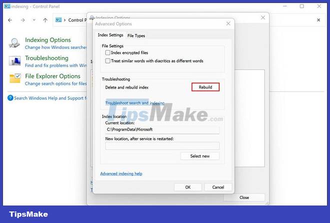 Steps to fix Indexing is Paused error in Windows 11 Picture 11