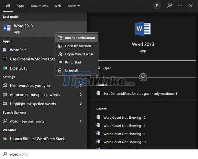 word 2016 word count disappearing