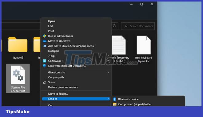 Steps to set up SFC shortcut on Windows 11 Picture 4
