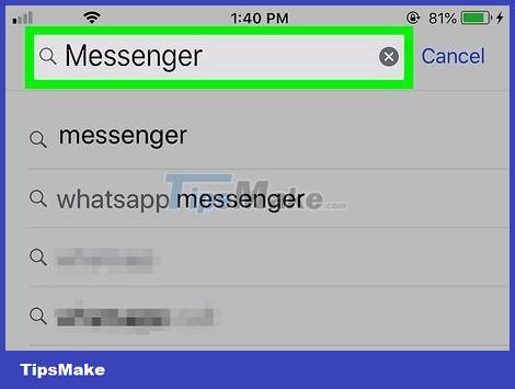 The easiest way to Install Facebook Messenger - TipsMake.com