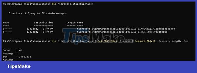 This is the amount of space that default Windows 11 applications are taking up on your PC Picture 2