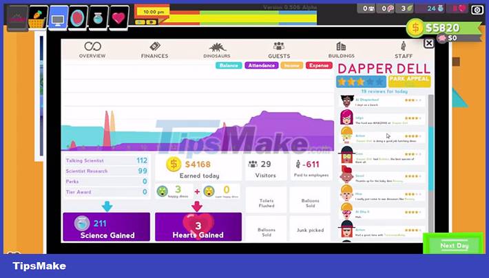 Tips for building a dinosaur park in Parkasaurus Picture 5