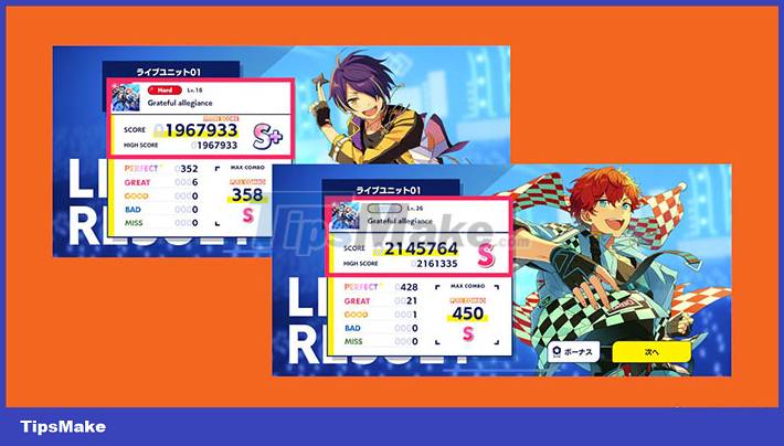 Tips for getting a good score while playing Ensemble Stars Music Picture 3