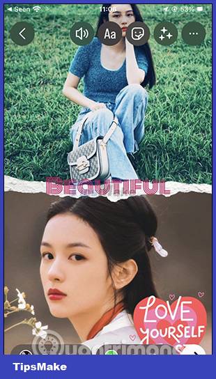 Tips for using Seen: Story Editor edit Story is very artistic Picture 15