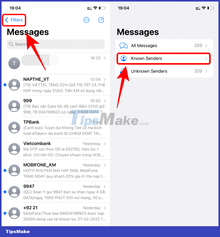 Tips to hide 'junk' messages on iPhone easily Picture 2
