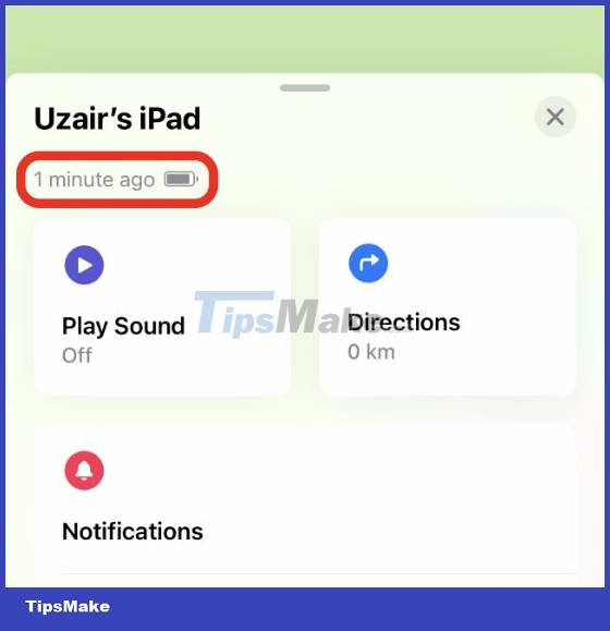 Use Find My to remotely check iPhone or iPad battery Picture 3