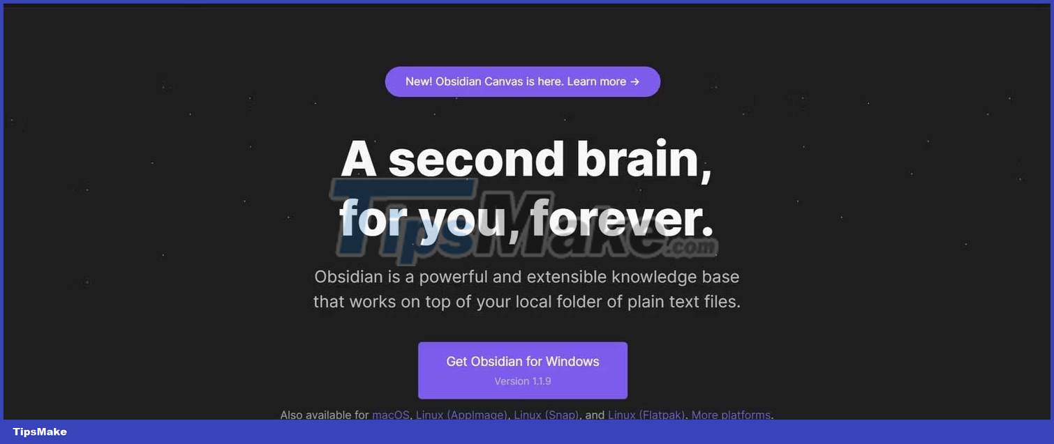 What is Obsidian Note-Taking? Obsidian User Manual - TipsMake.com