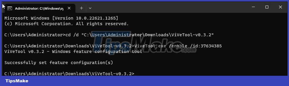 What is ViVeTool? How to use ViVeTool to enable hidden features on Windows Picture 8