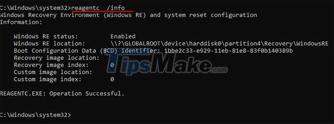 What is Windows Recovery Environment? How does WinRE work? - TipsMake.com