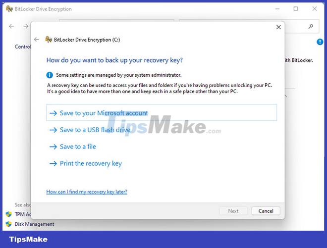 Windows 11 hard drive encryption steps Picture 5