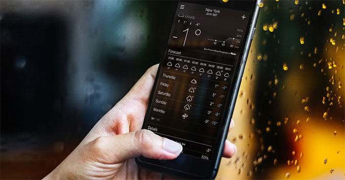 9 best weather apps for iPhone - TipsMake
