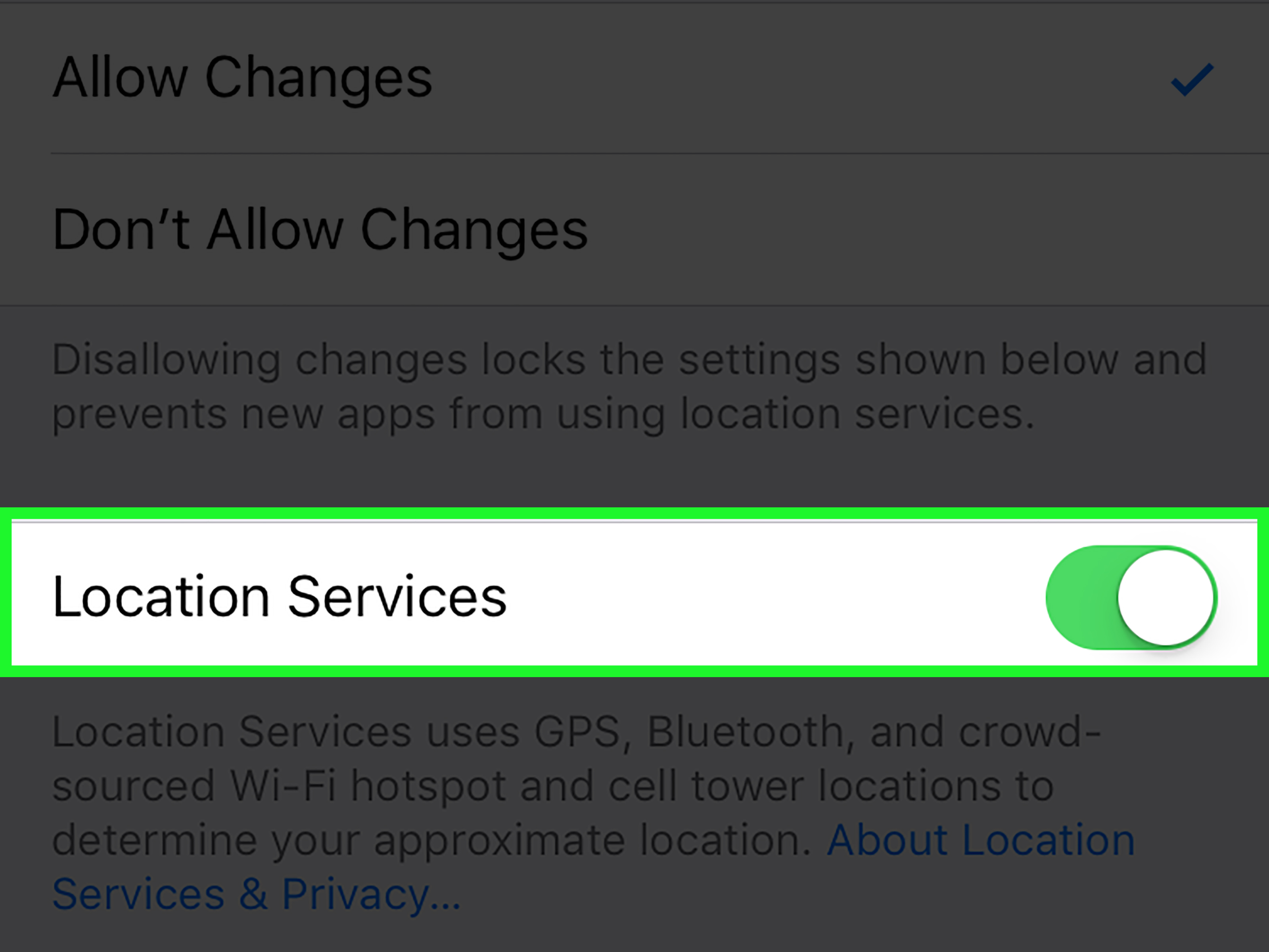 How to Enable Location Services on iPhone iPad