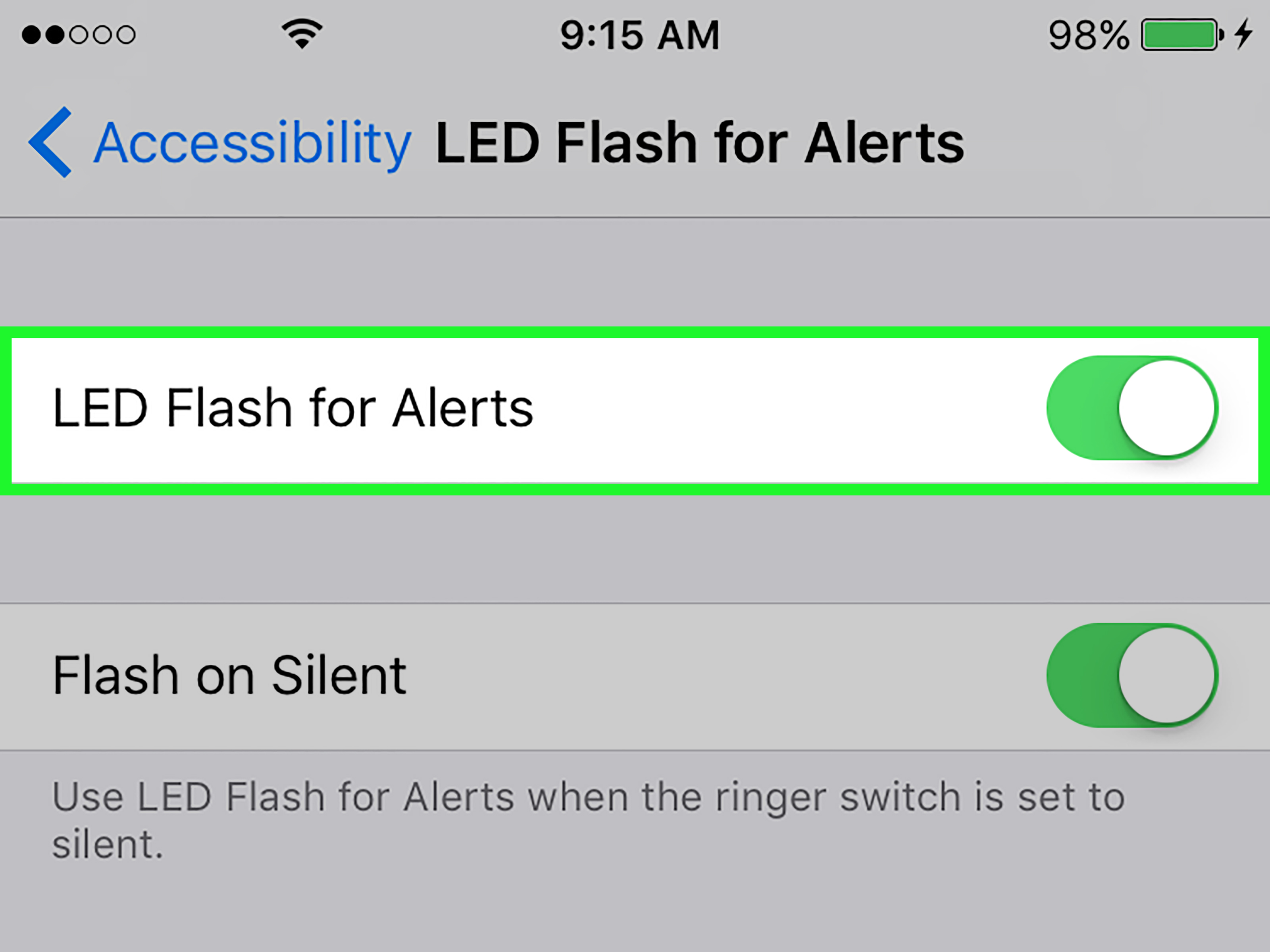 How to Turn on the Flash on iPhone When a Message Arrives