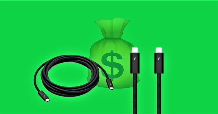 why is apple thunderbolt 4 cable so expensive reddit