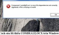 How to fix missing COMDLG32.OCX on Windows