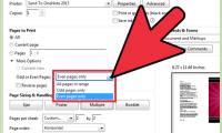 How to Print Multiple Single Sided Pages in Adobe Reader