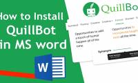 Instructions for installing QuillBot in Microsoft Word