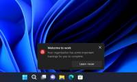 Microsoft is about to allow IT admins to send messages to the screen or taskbar for employees in the company