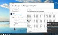 Steps to enable/disable Power Throttling in Windows 10