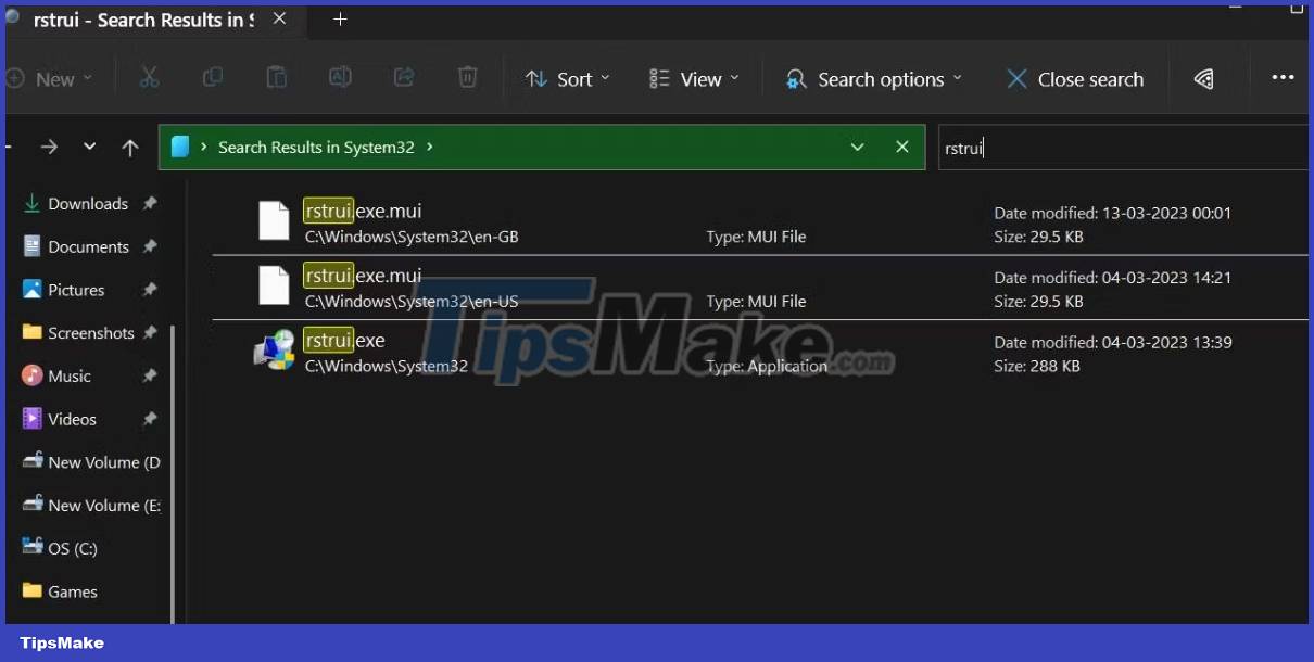 11 ways to open System Restore on Windows 11 Picture 8
