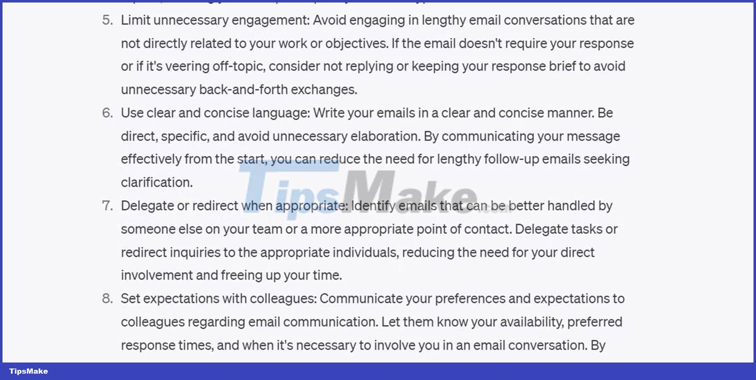 Picture 5 of 4 ways to use ChatGPT to manage time