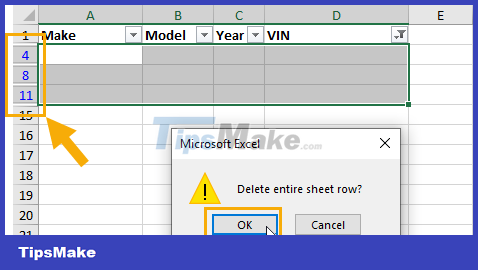 8 How to delete blank rows in ExcelHow to delete blank rows in Excel Picture 17