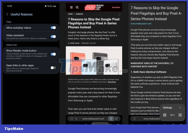 8 little-known features in Samsung Internet that you should use Picture 4