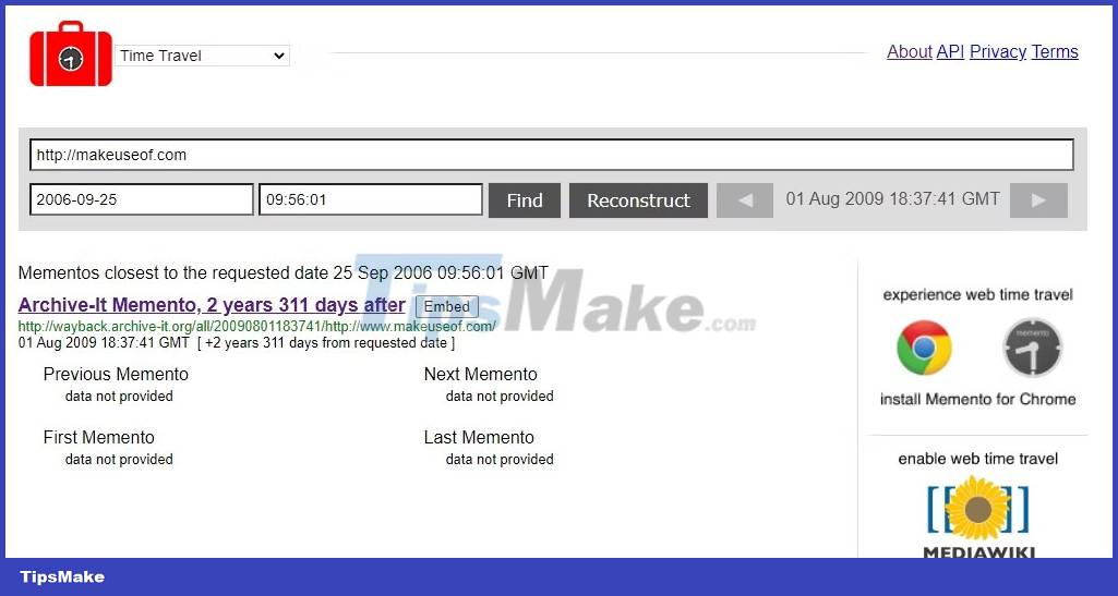 8 tools to see the old version of any website Picture 8