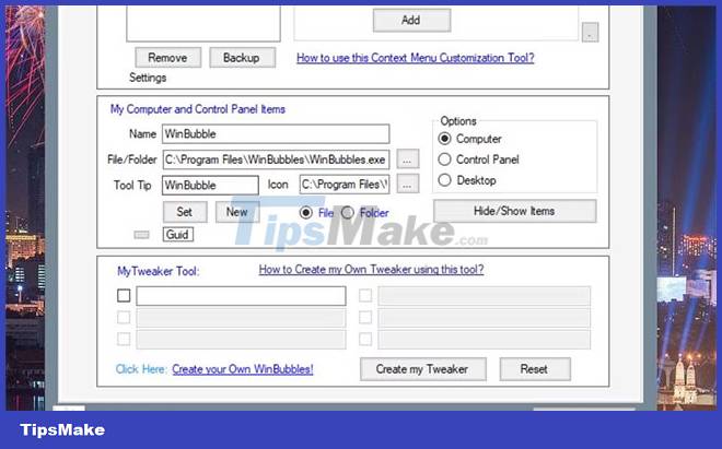 8 ways to customize Windows 10 and 11 with WinBubble Picture 10