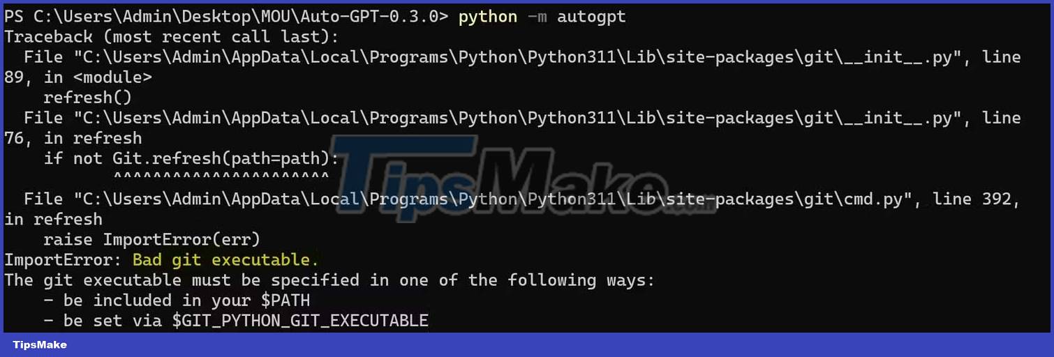Common Auto-GPT installation errors and how to fix them Picture 1