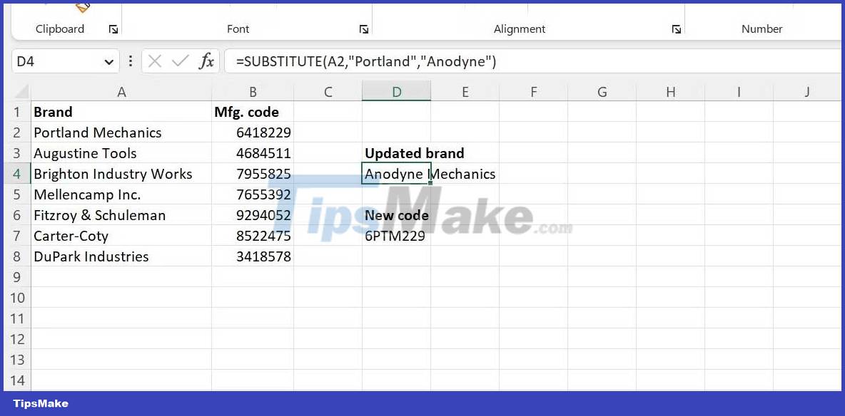 Difference between REPLACE and SUBSTITUTE in Microsoft Excel